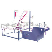 Plastic film folding machine